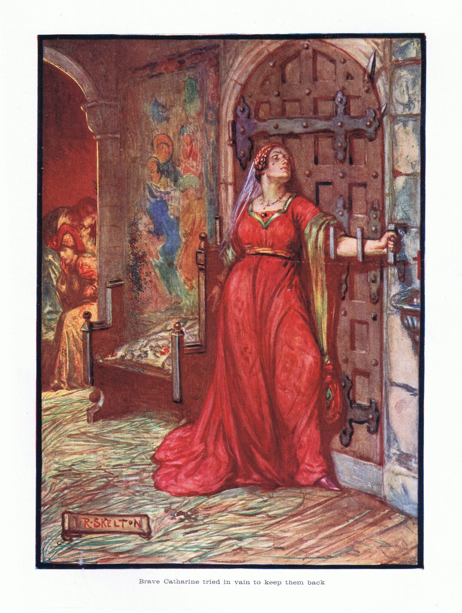 La brave Catherine a essayé en vain de les retenir - Joseph Ratcliffe Skelton