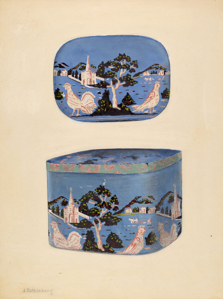 Boîte à chapeaux, vers 1937 - Joseph Rothenberg