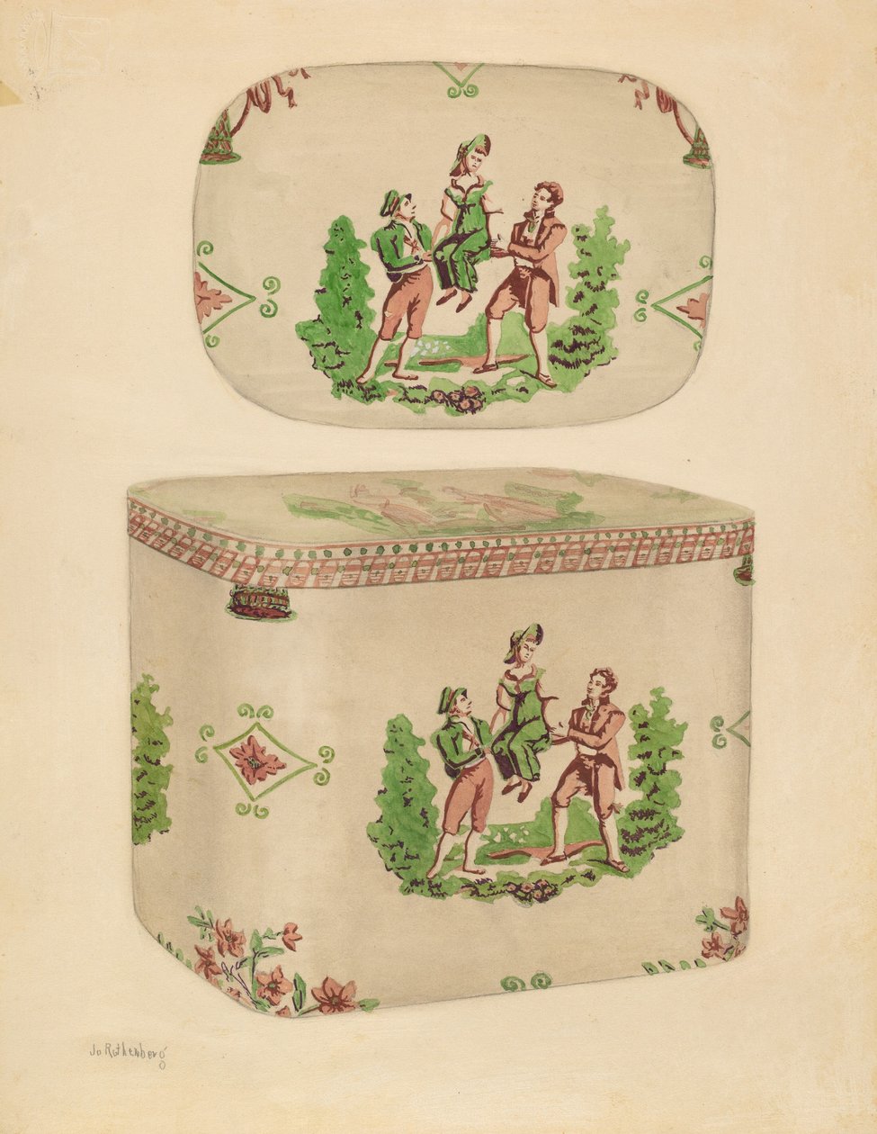 Boîte à chapeaux, vers 1937 - Joseph Rothenberg