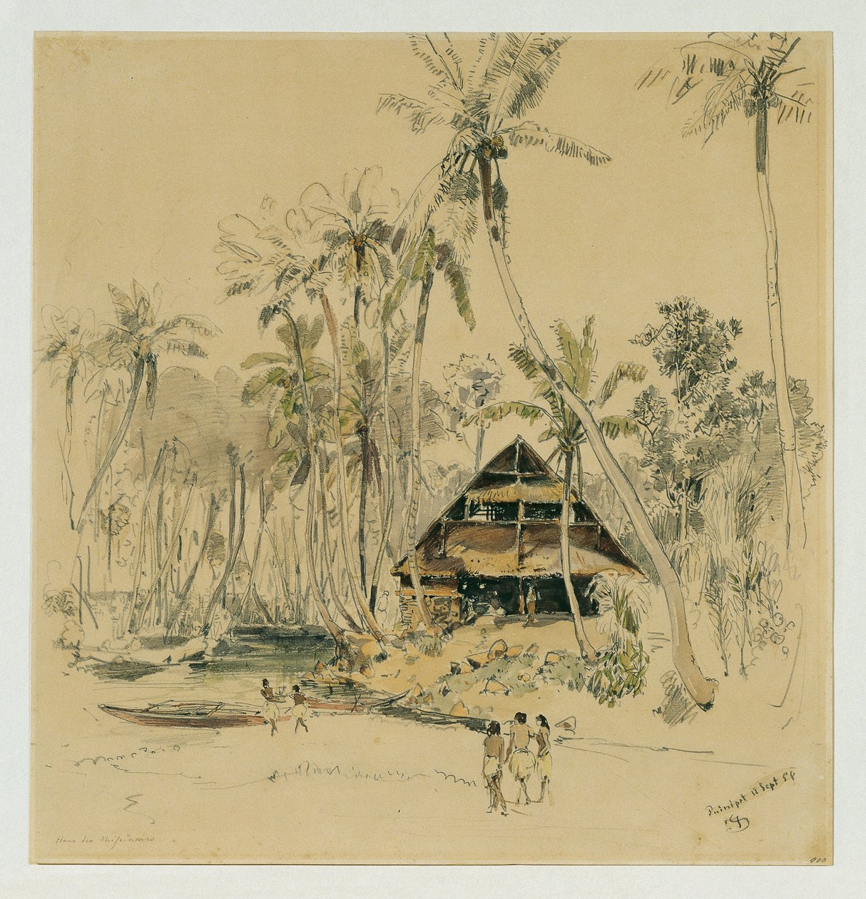 La maison du missionnaire sur l