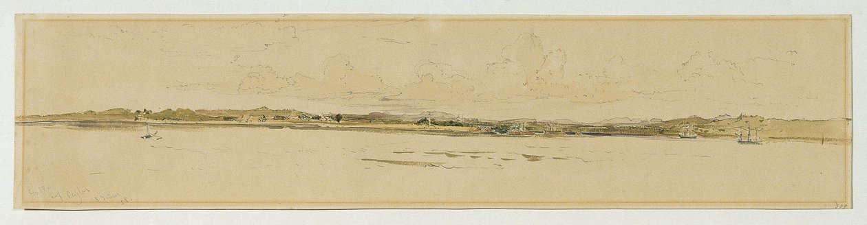 La rade de Point de Galle à Ceylan (Sri Lanka) - Joseph Selleny