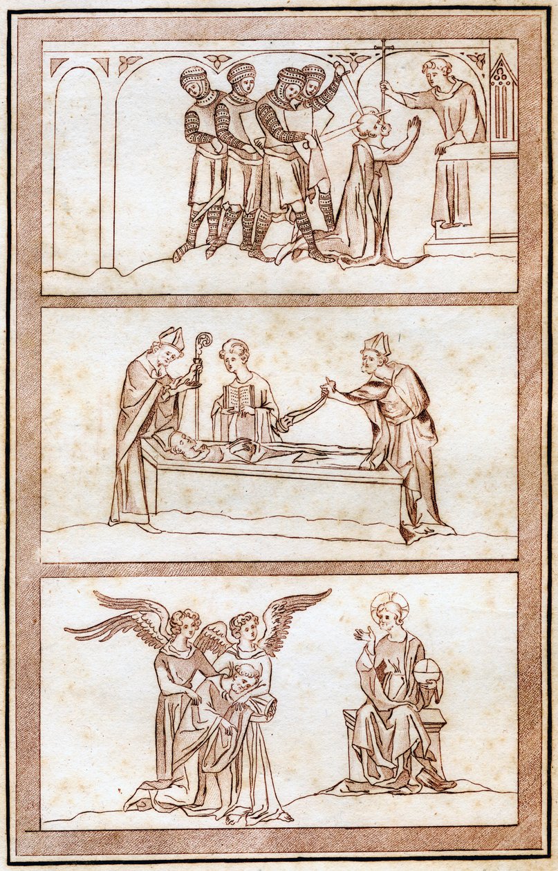 La vie de Thomas Becket, 1801 - Joseph Strutt