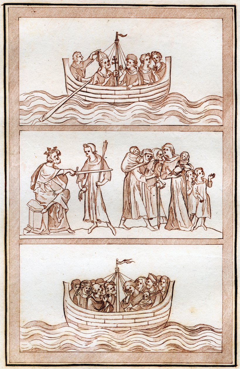 La vie de Thomas Becket, 1801 | Joseph Strutt | Estampe d'art