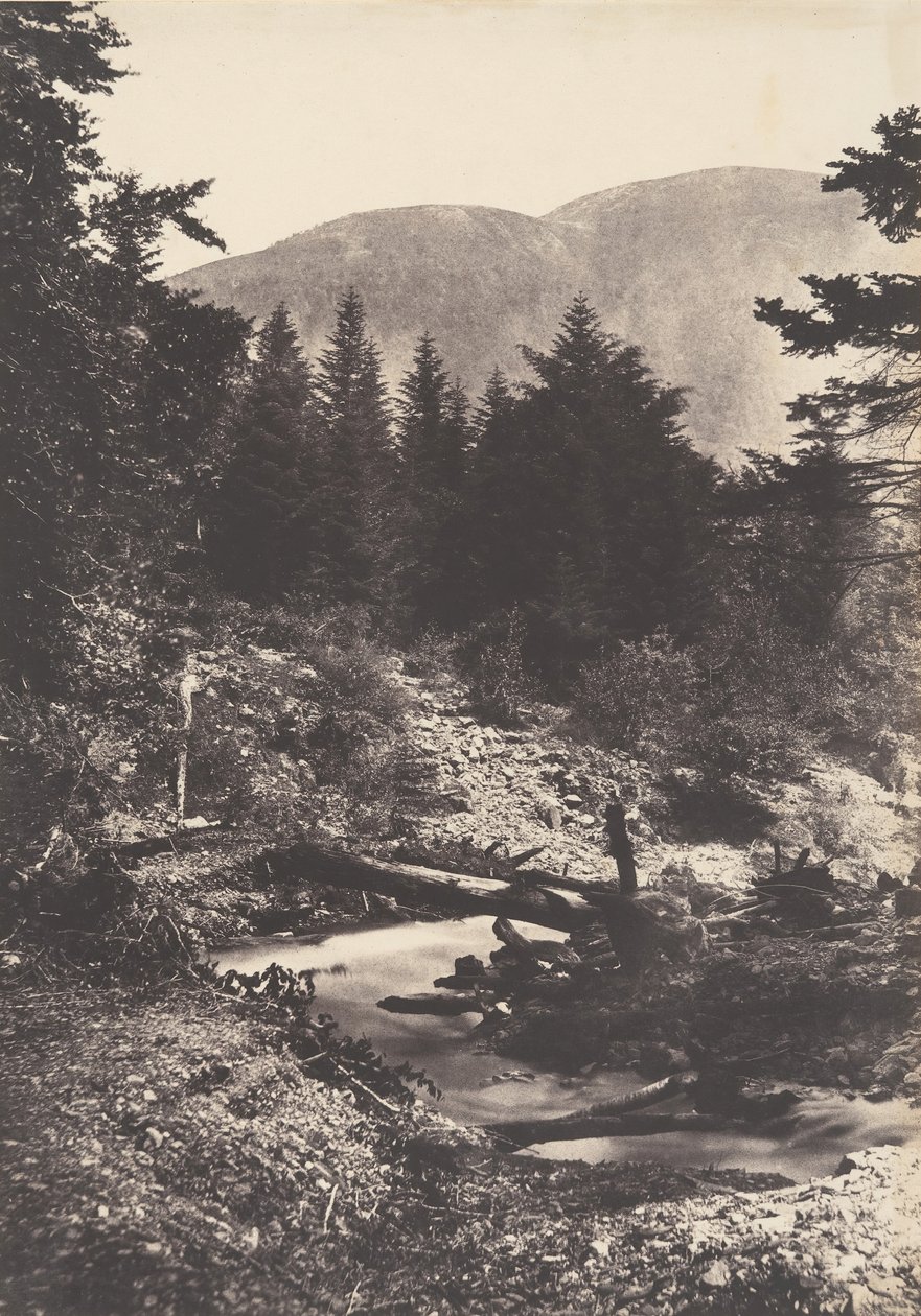 Torrent de la cascade des Demoiselles, Bagnères de Luchon, 1853 - Joseph Vigier