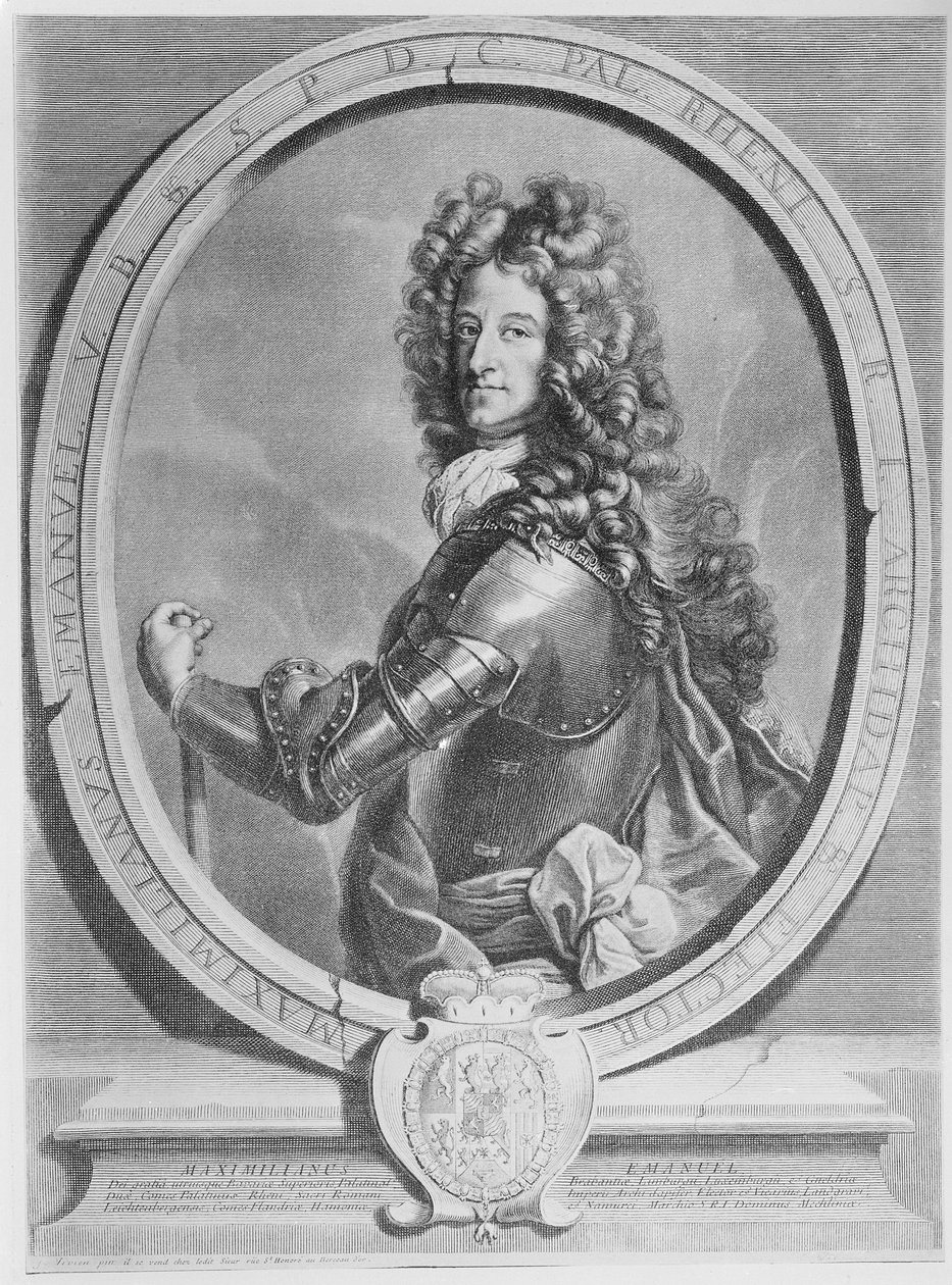Maximilien II Emmanuel, électeur de Bavière, gravé par Cornelis Vermeulen (gravure) - Joseph Vivien