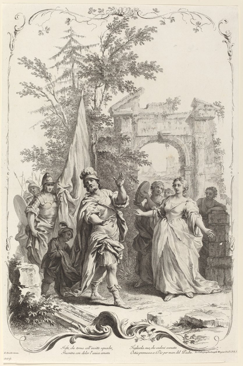 Jephthé et sa fille - Joseph Wagner