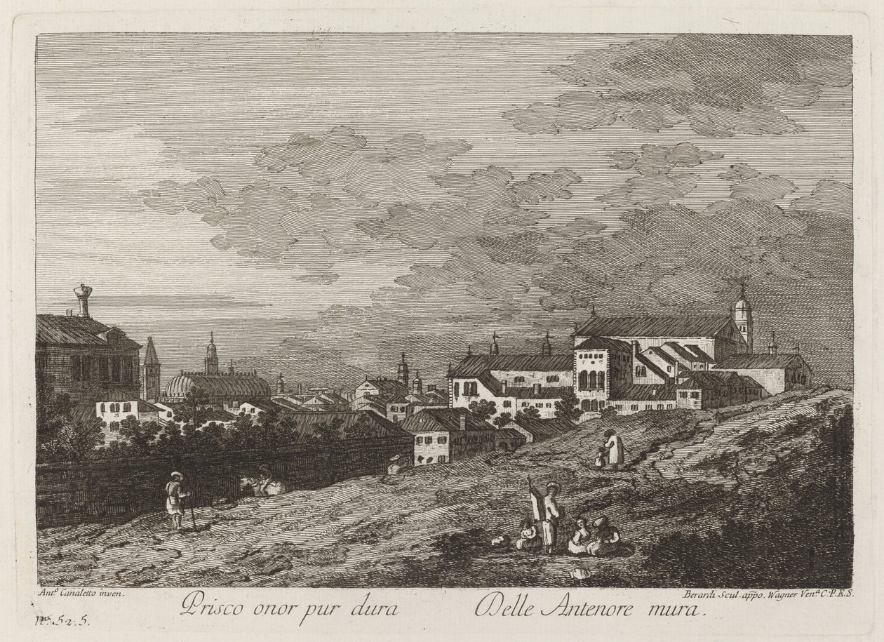 Prisco onor pur dura... - Joseph Wagner after Canaletto