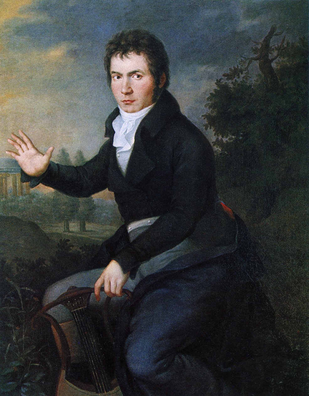 Portrait de van Beethoven - Joseph Willibrord Mahler