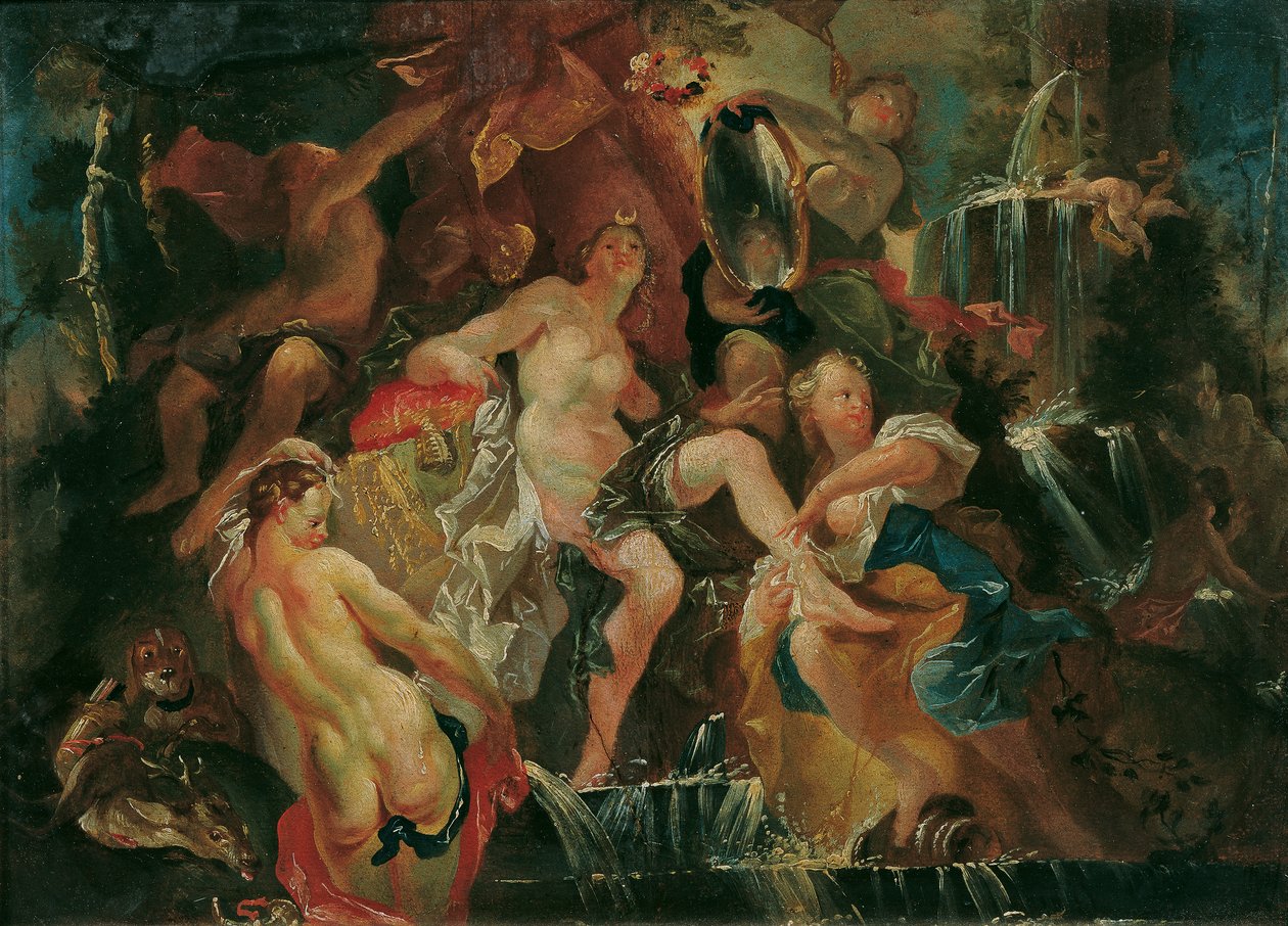 Le bain de Diane (verso : L