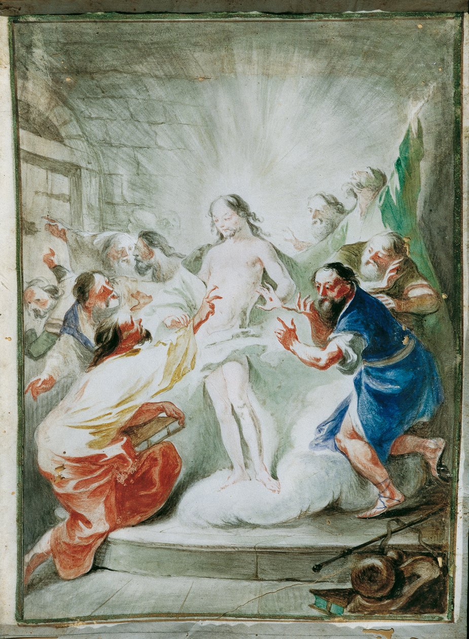 Le Christ ressuscité apparaît aux disciples - Joseph Winterhalder d. J.