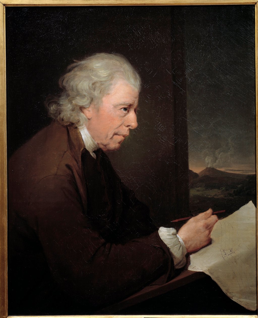 Portrait de John Whitehurst - Joseph Wright of Derby