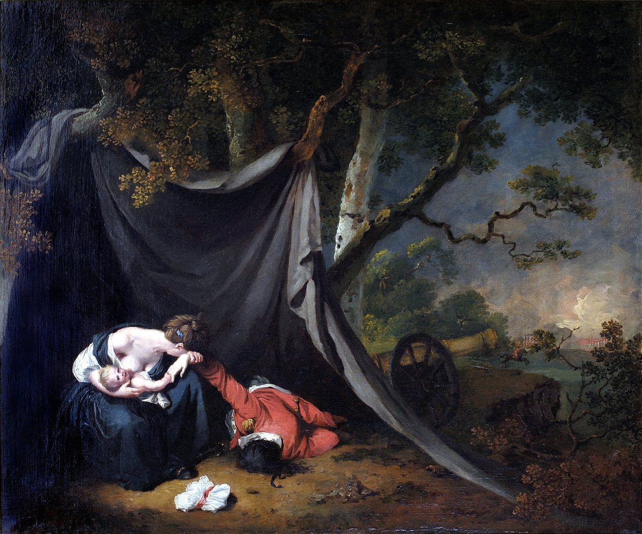Le soldat mort - Joseph Wright of Derby