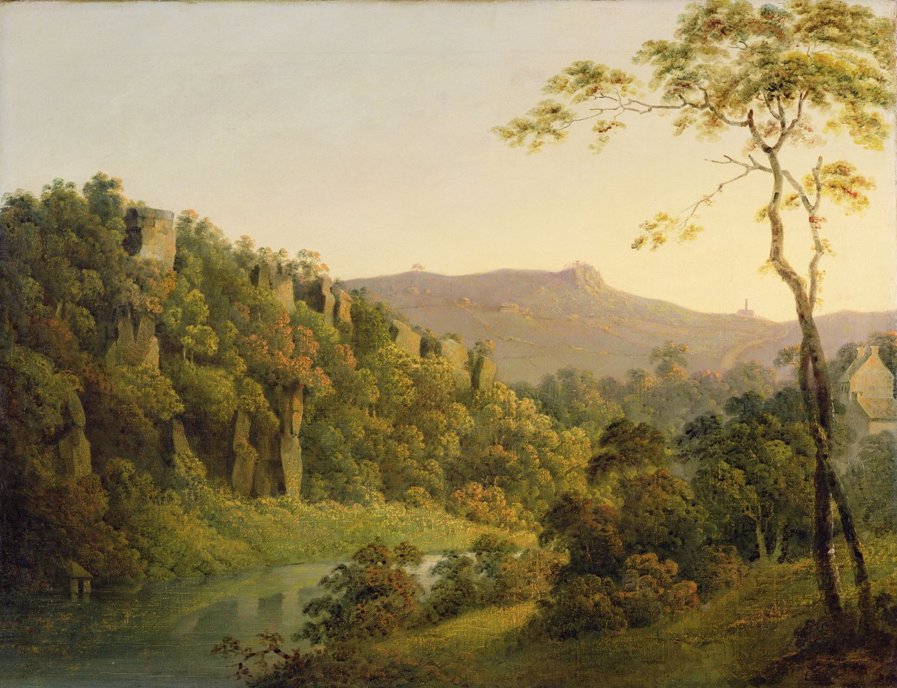 Vue dans Matlock Dale, vers l