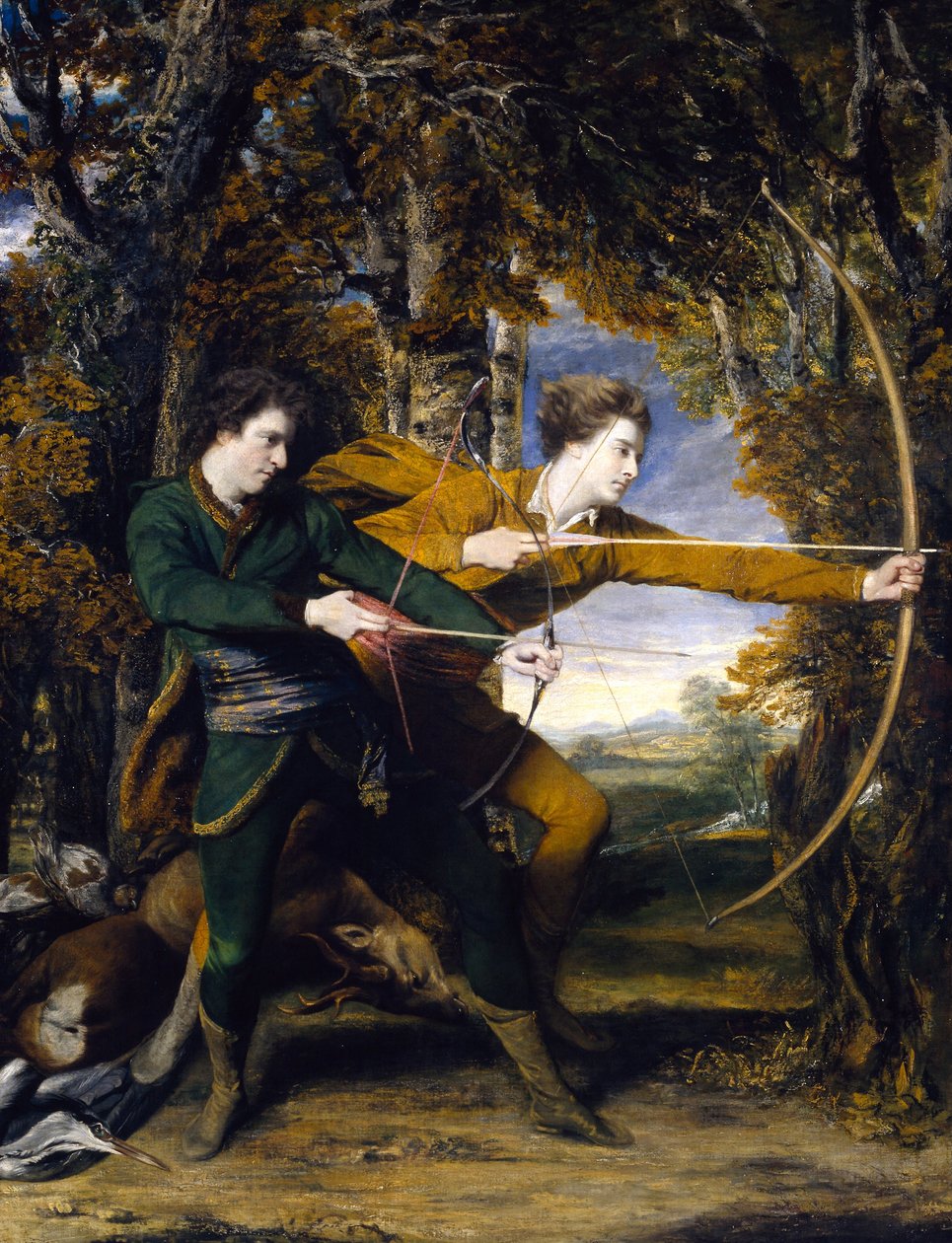 Colonel Acland et Lord Sydney - Les Archers - Joshua Reynolds
