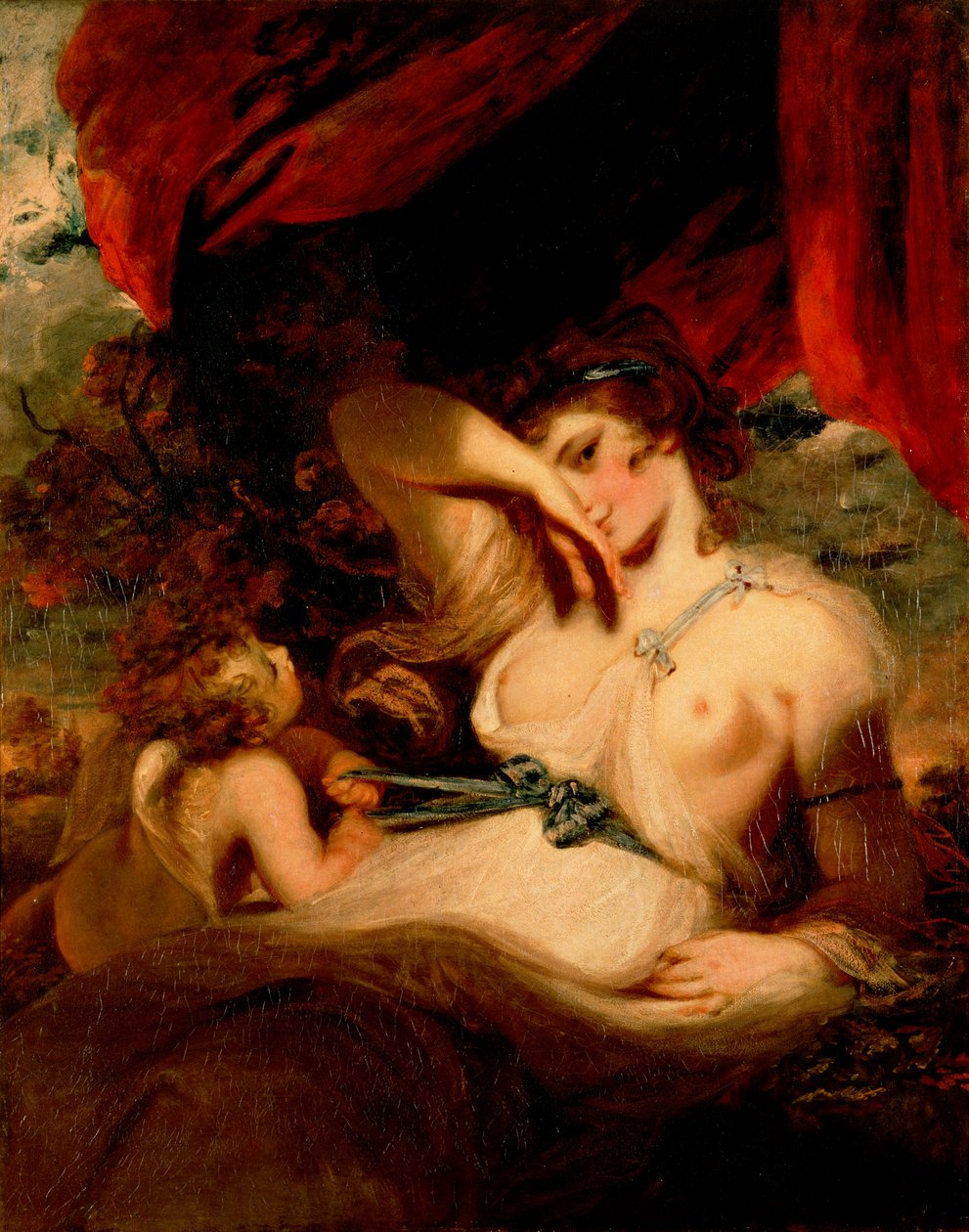 Cupidon dénouant la ceinture de Vénus - Joshua Reynolds