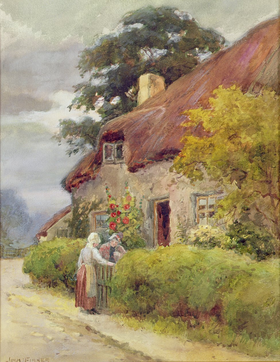 Un bavardage du soir - Joshua Fisher