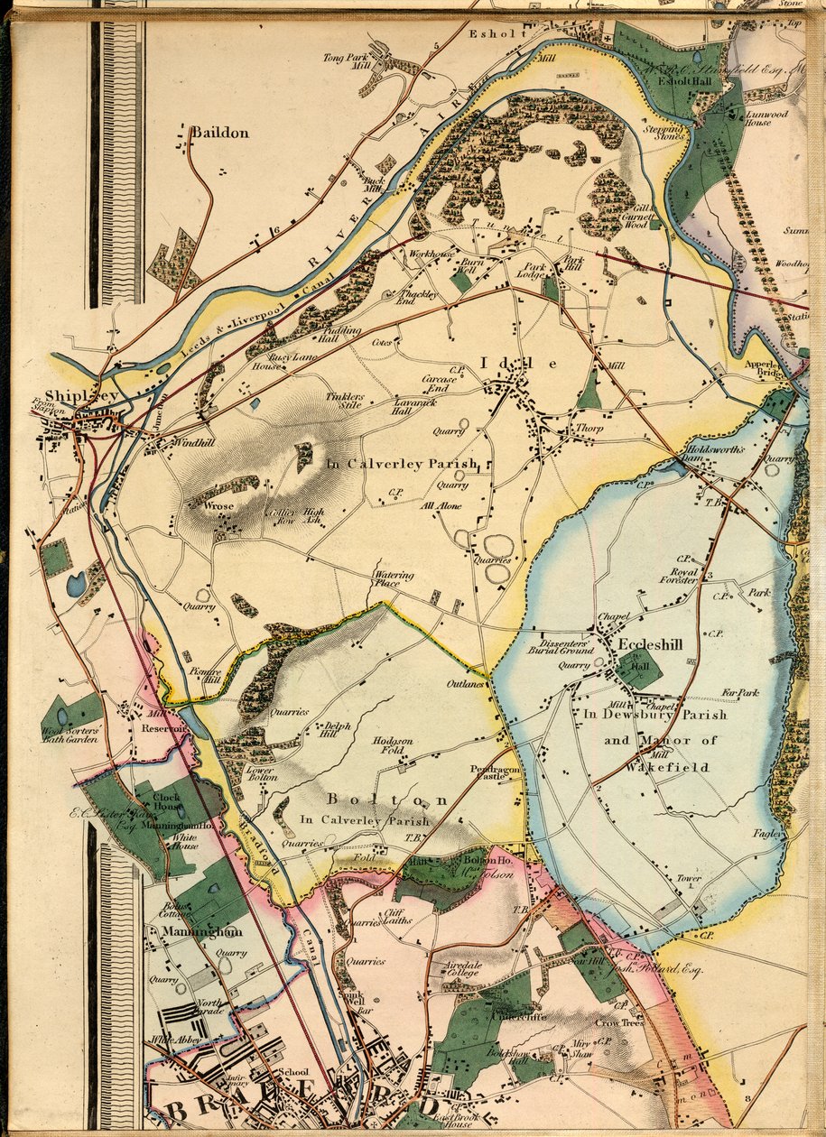 B1, Idle, Shipley, Esholt Hall, Eccleshill et partie de Bradford - Joshua Thorp