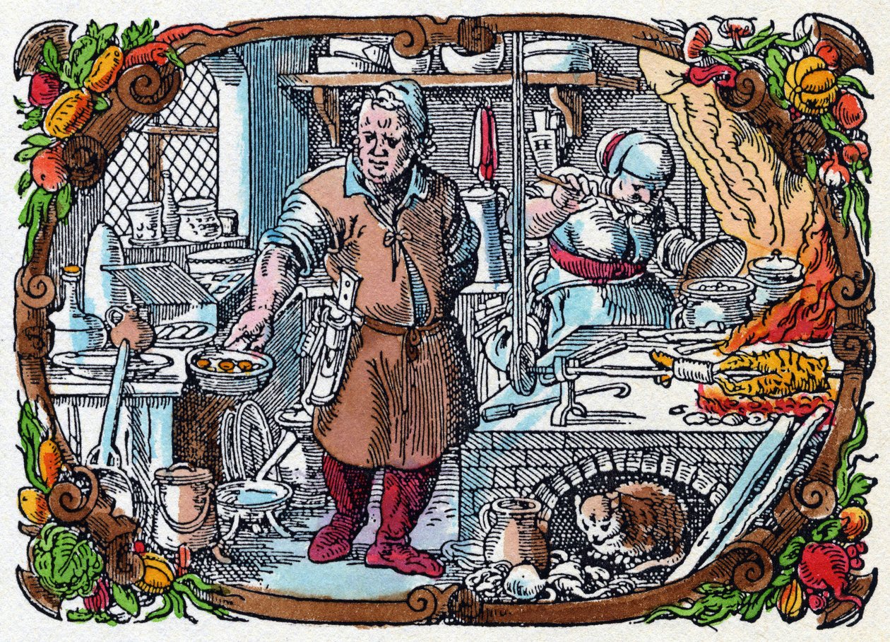 Gastronomie : une cuisine très équipée à la Renaissance - Jost (after) Amman