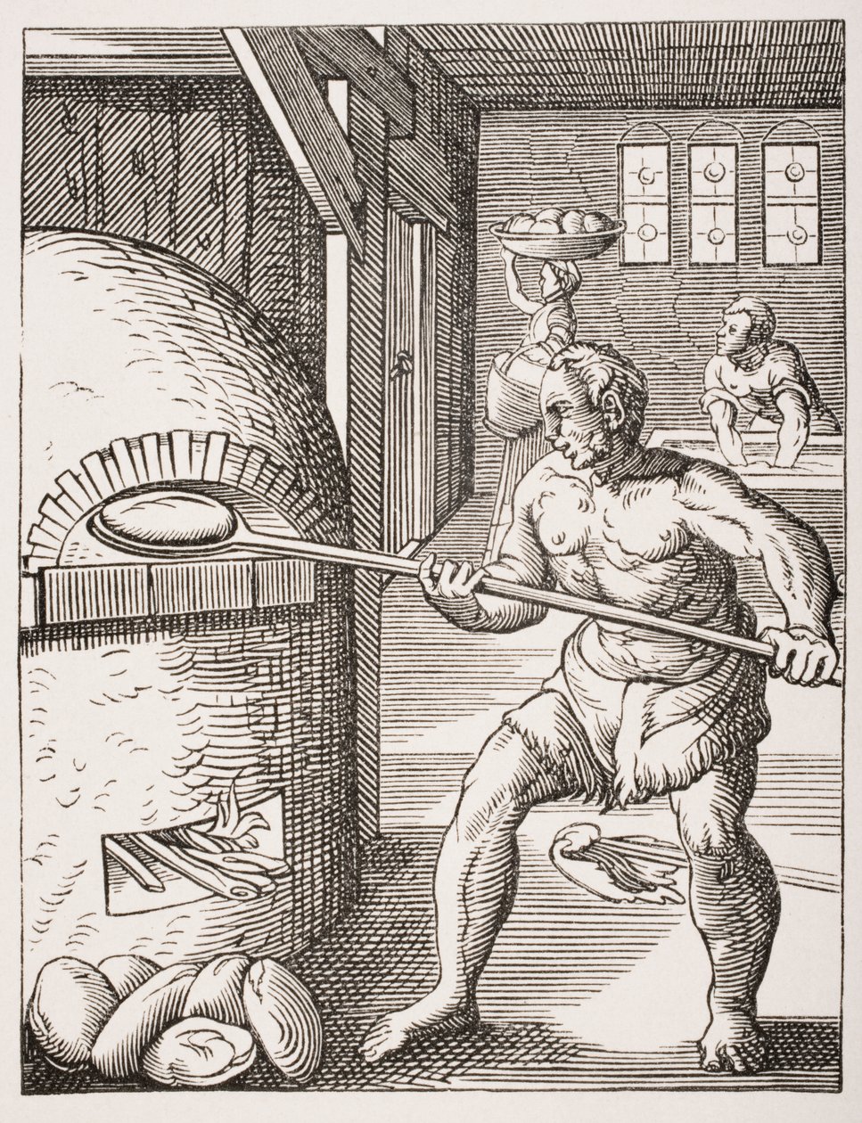 Le Boulanger. Reproduction du XIXe siècle d