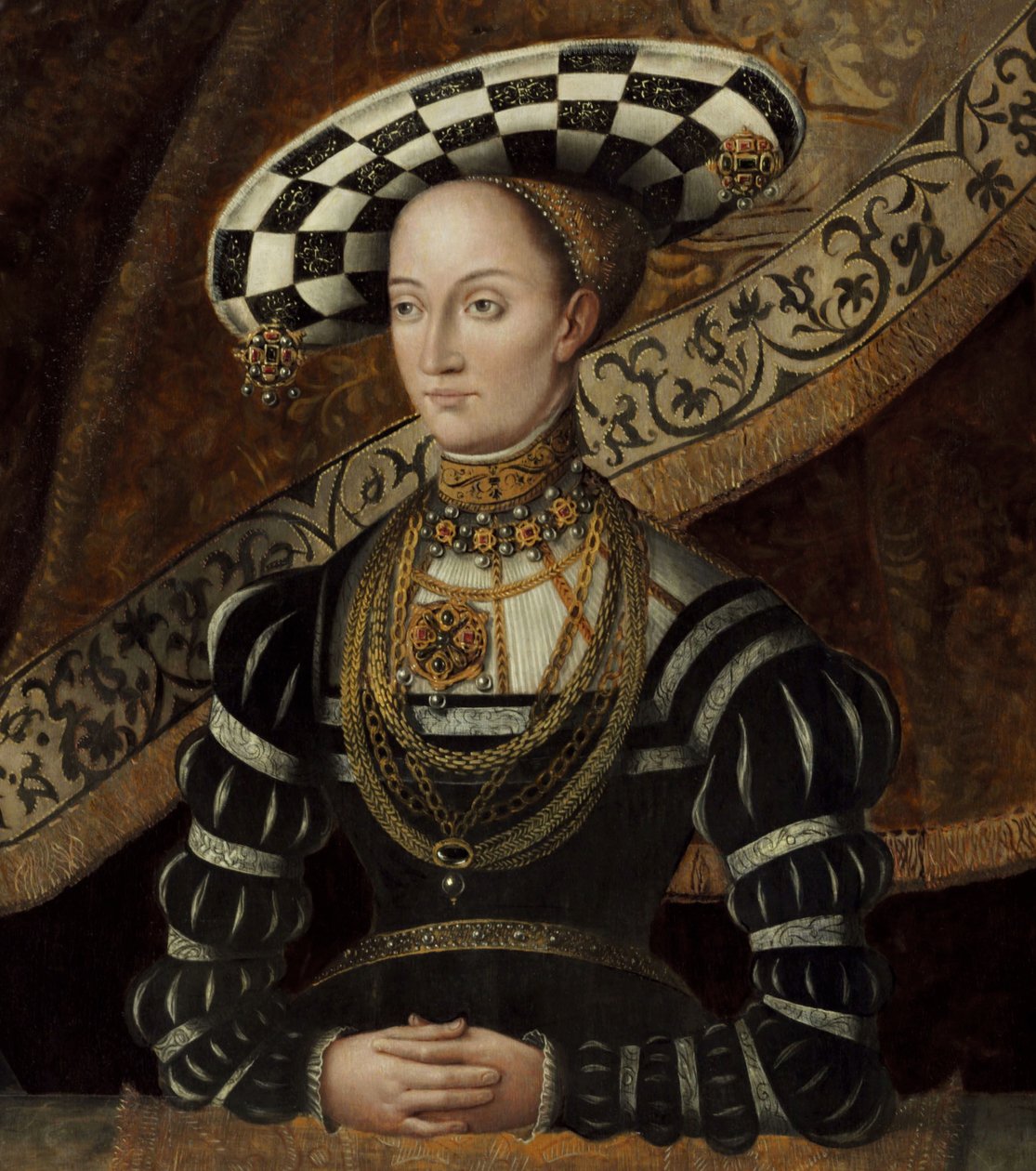French : Double portrait de Philippe le Magnanime et de son épouse Christine, née duc de Saxe Double portrait of Philipps des Großmütigen and his wife Christine - Jost vom Hoff