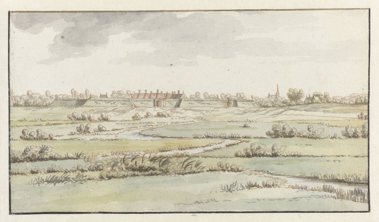 Vue de la forteresse de Saint-Michel, près de 