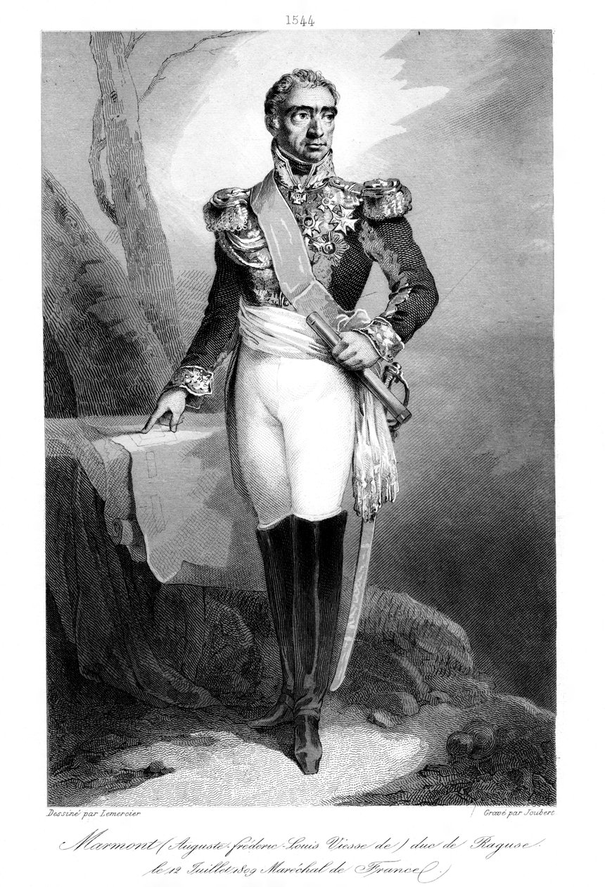 Auguste Frédéric Louis Viesse de Marmont 1774-852, duc de Raguse et maréchal de France, 1839 - Joubert