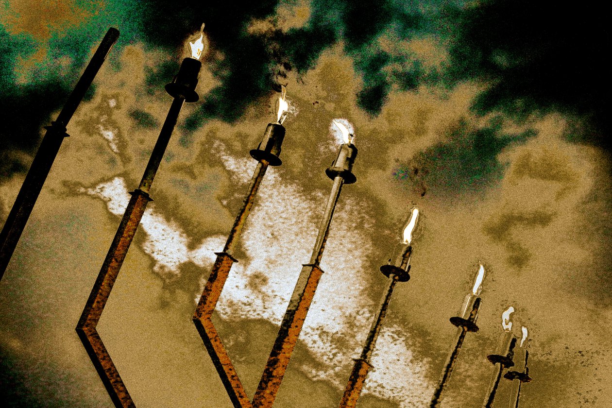 Menorah au Souk pour Hanoukka, 2016 (photographie) - Joy Lions