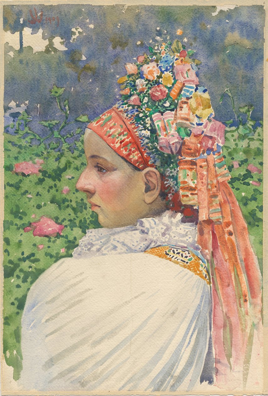 Mariée slovaque - Joža Uprka