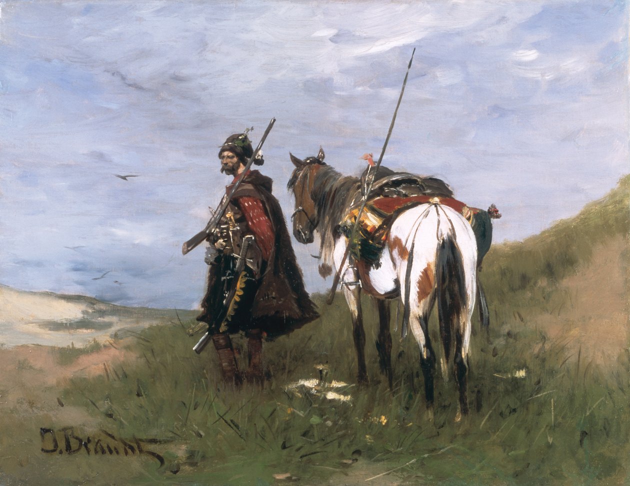 Dans les champs sauvages, vers 1900 - Jozef Brandt