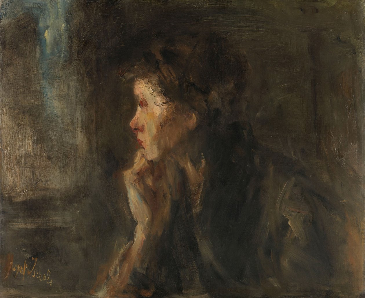 Méditation - Jozef (1824-1911) Israels