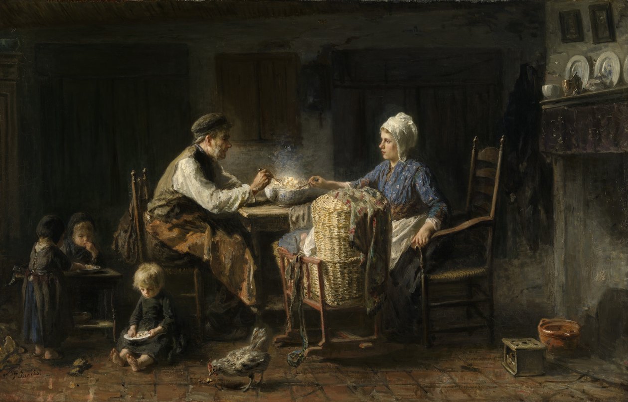 Le Repas frugal - Jozef (1824-1911) Israels