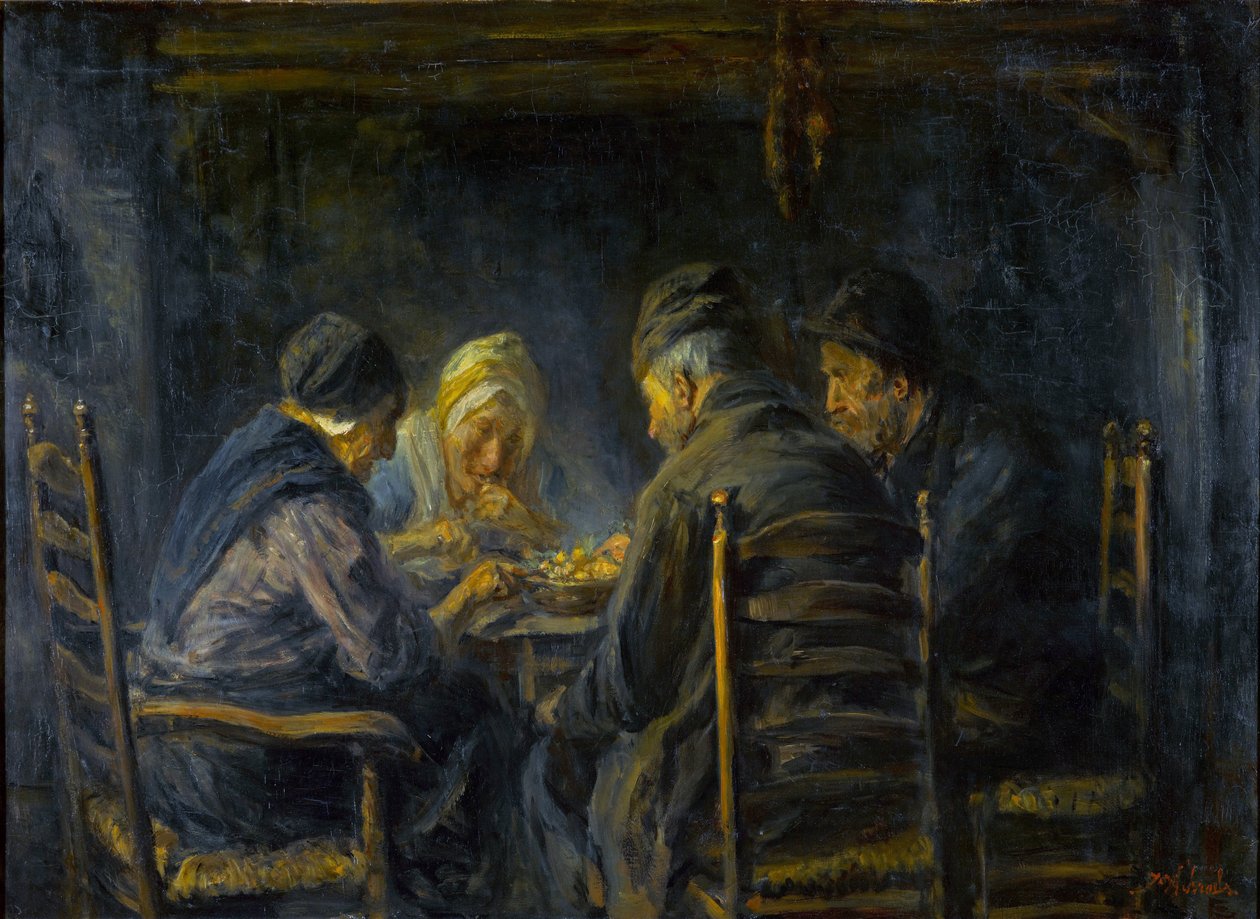 Les mangeurs de pommes de terre - Jozef  Israels