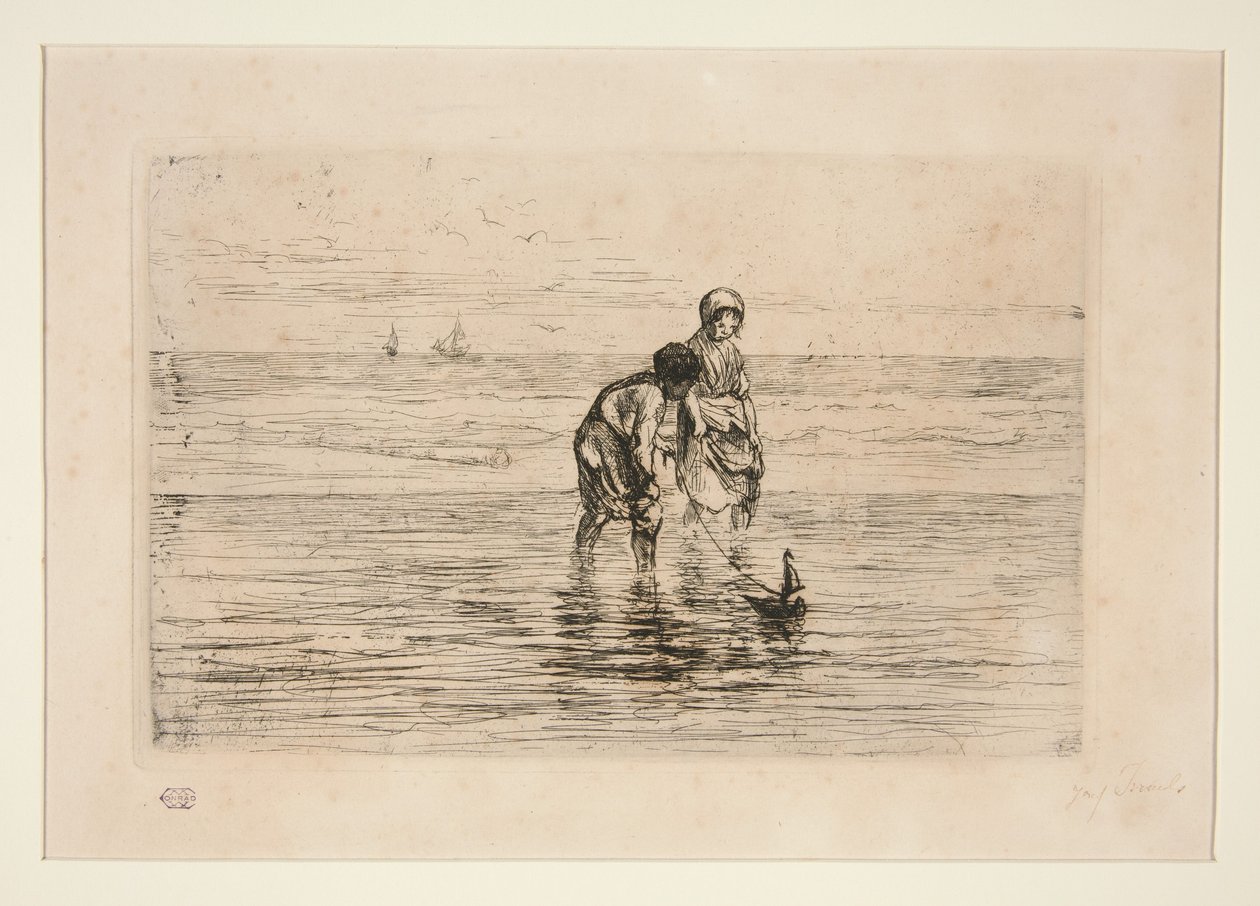Enfants sur la plage - Jozef Israëls