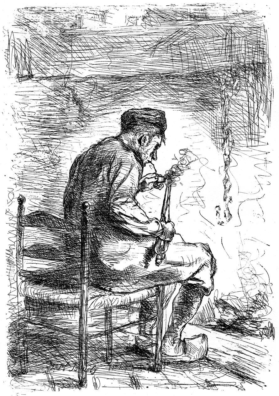 Le Fumeur, vers 1880-1882 - Jozef Israëls