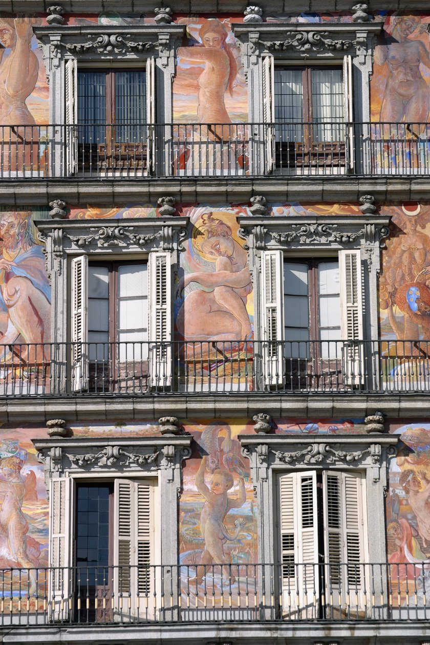 Maison à balcons entourant la place - Juan Gomez de Mora