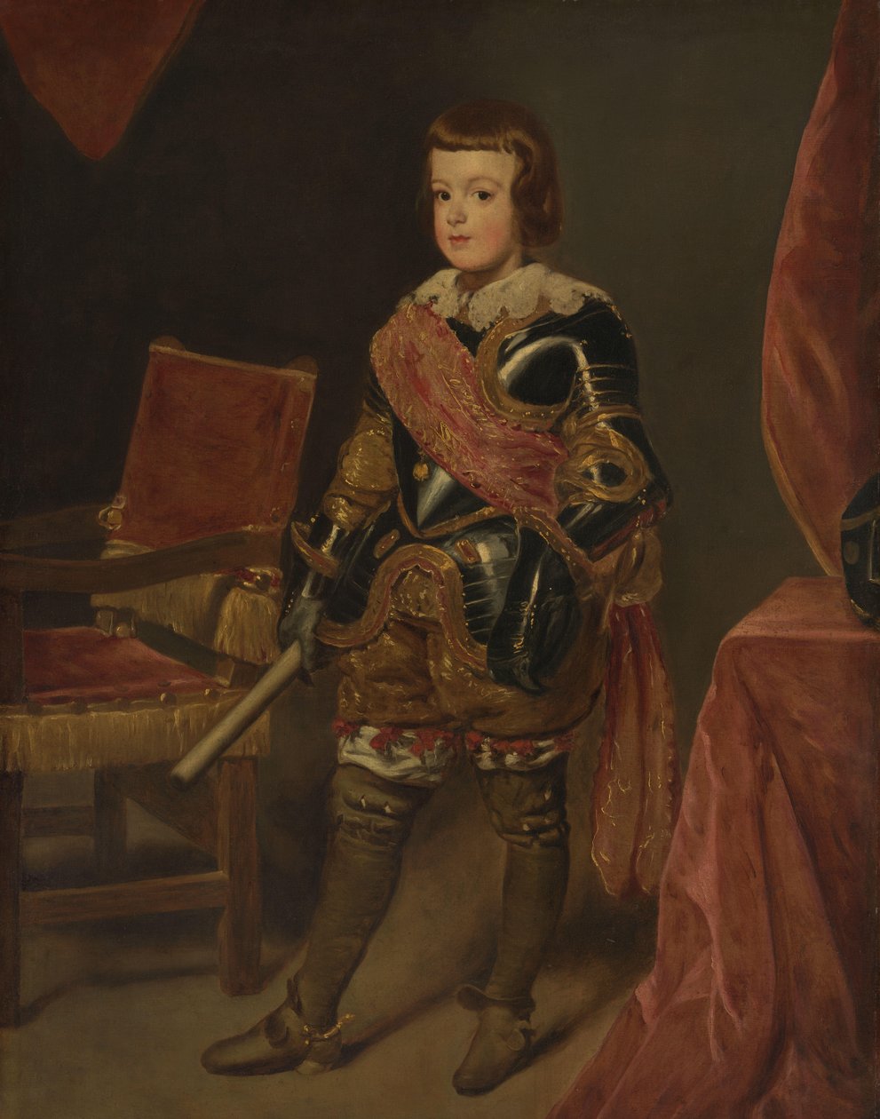 Portrait du prince Baltasar Carlos, fils du roi d