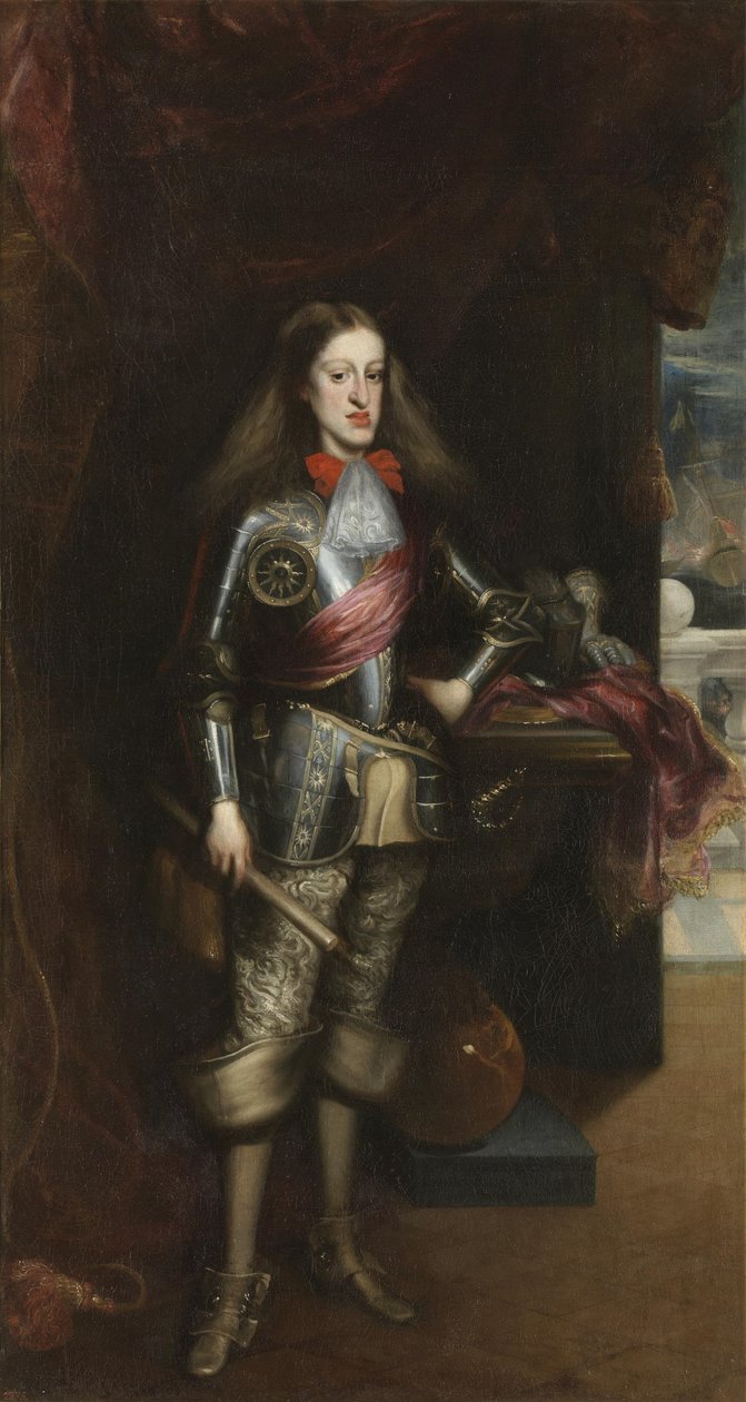 Charles II en armure - Juan Carreño de Miranda