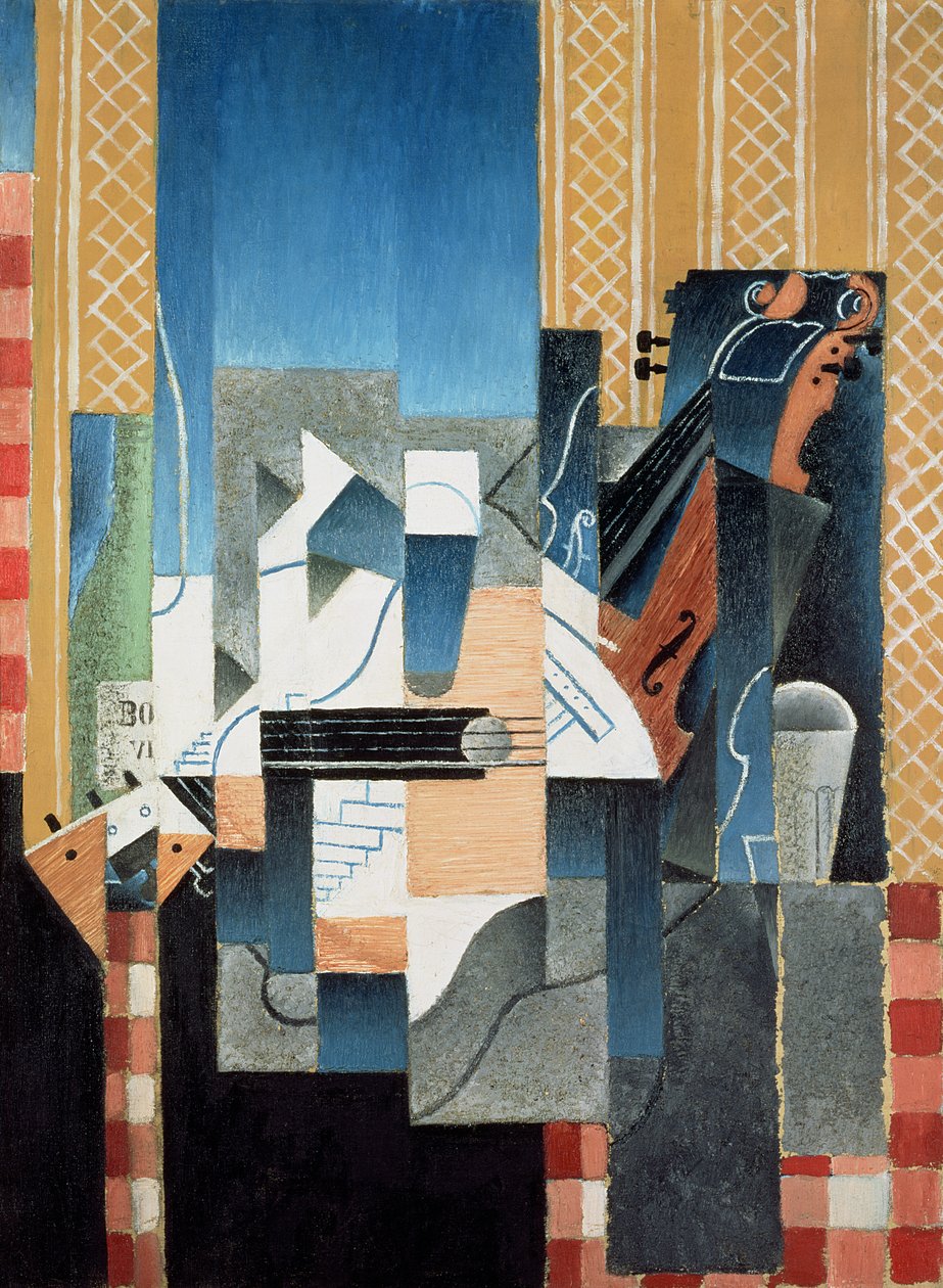 Nature Morte avec Violon et Guitare - Juan Gris