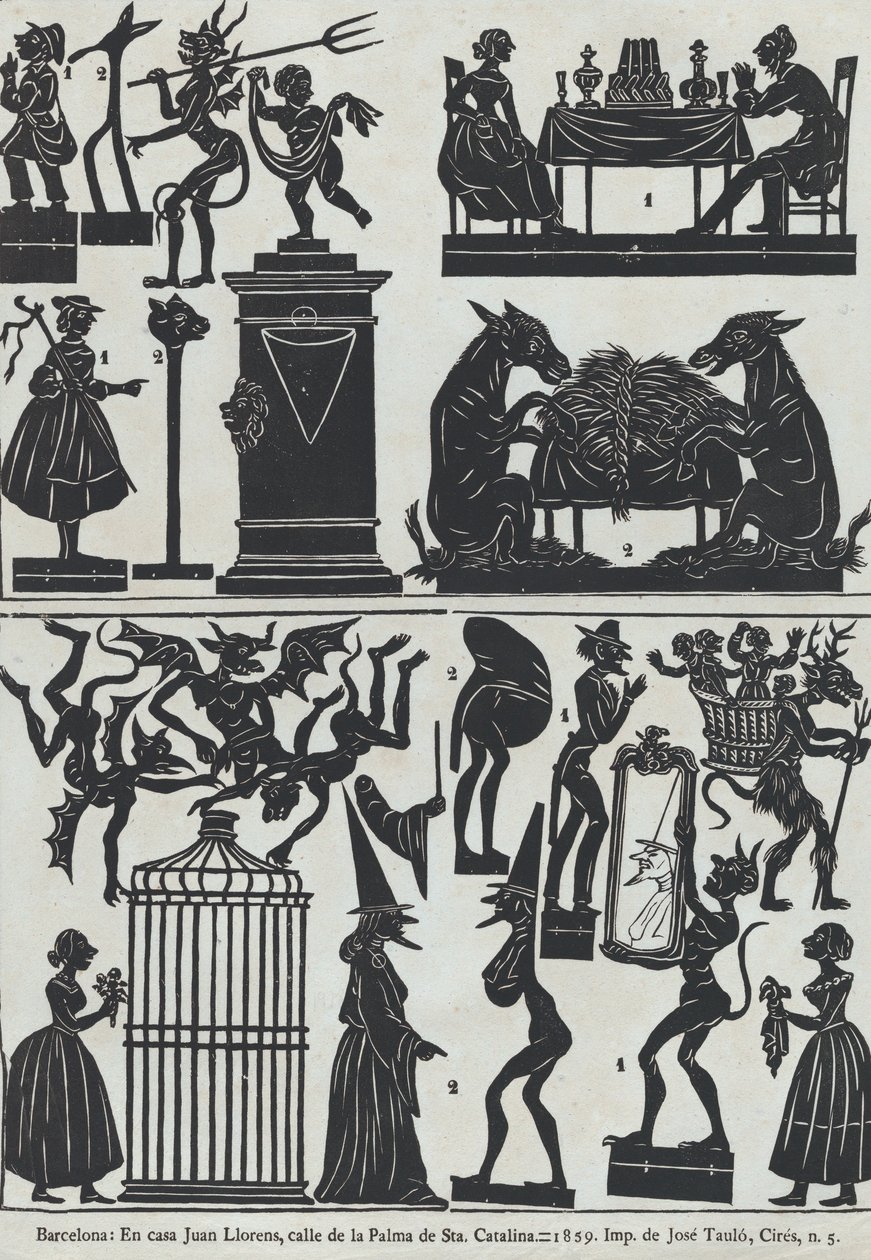 Feuille 11 de figures pour marionnettes d