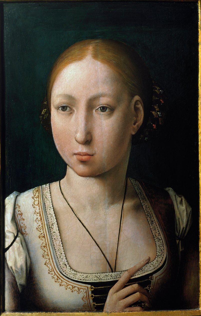 Portrait de Jeanne Ier de Castille, dite Jeanne la Folle - Juan de Flandes