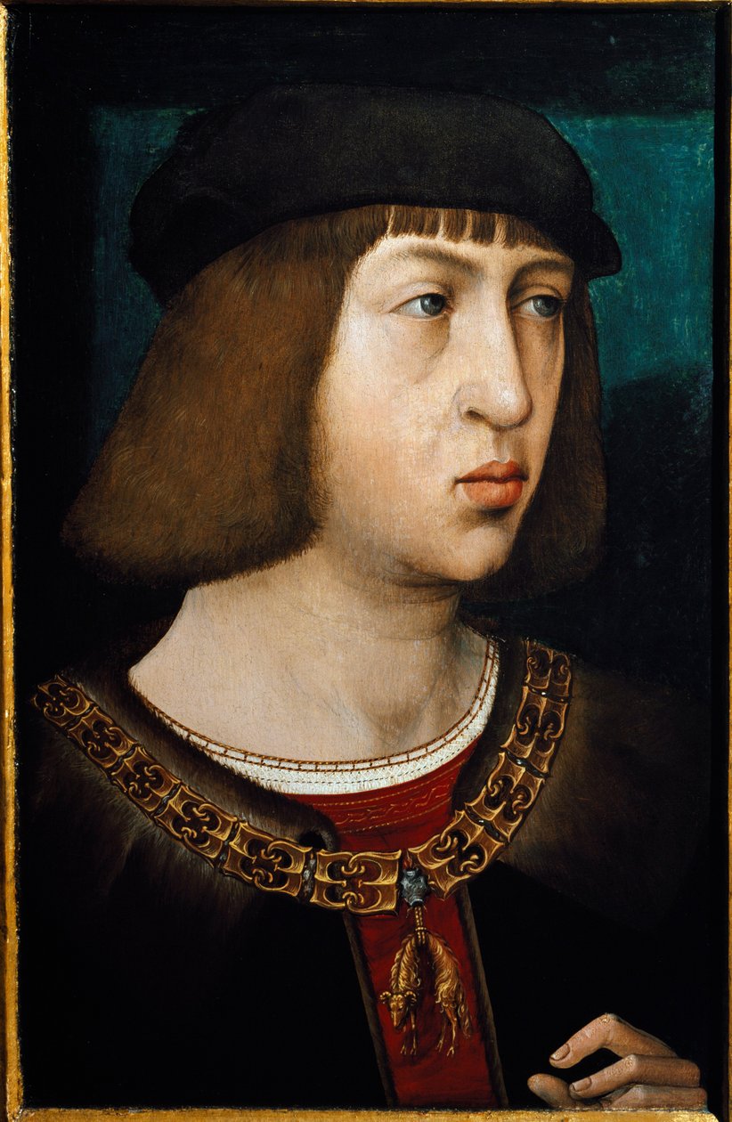 Portrait du roi de Castille Philippe Ier (Philippe de Habsbourg dit Philippe le Beau) - Juan de Flandes