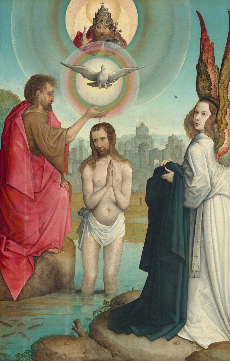 Le baptême du Christ, vers 1508-1519 (huile sur panneau) - Juan de Flandes