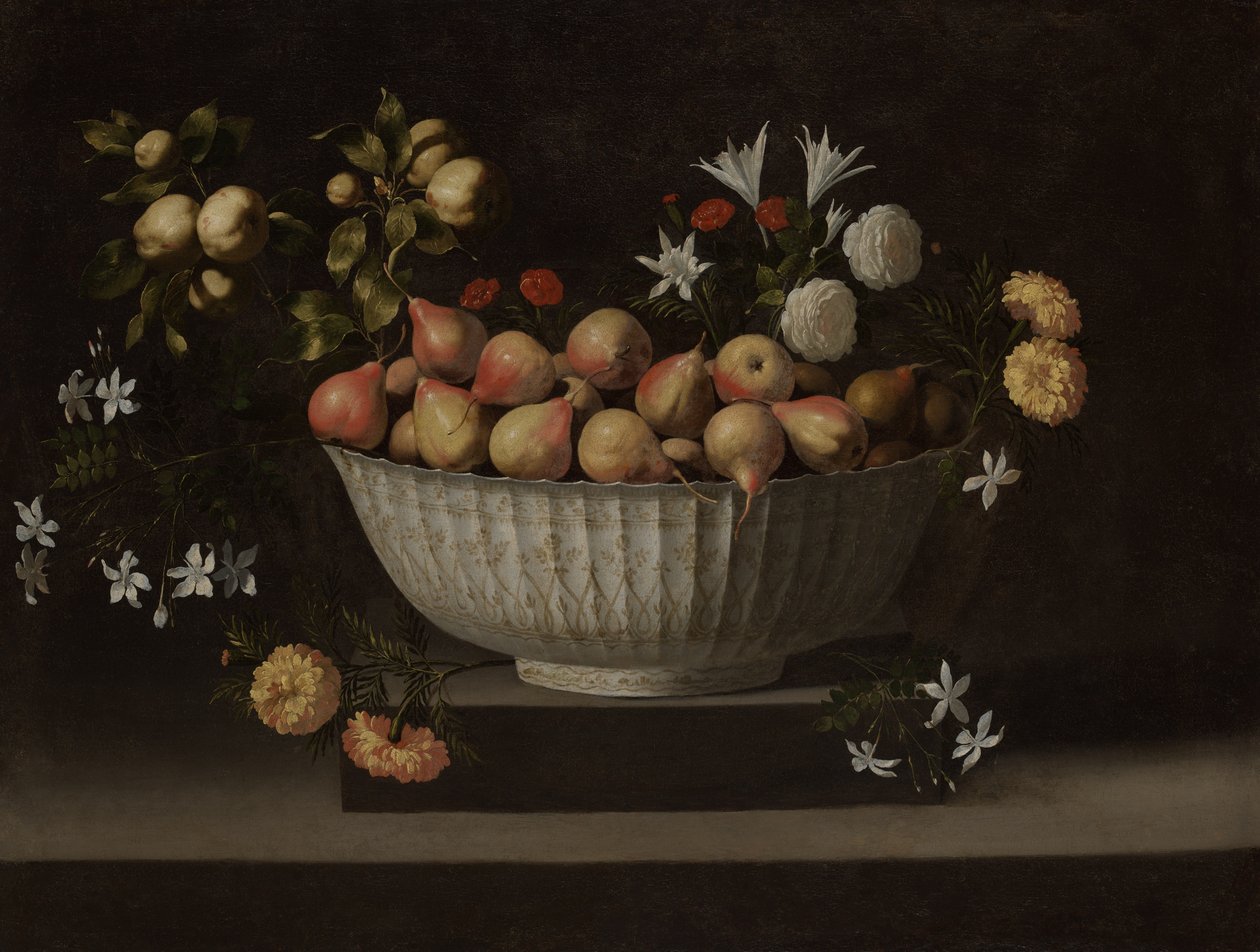 Fleurs et fruits dans un bol chinois - Juan de Zurbaran