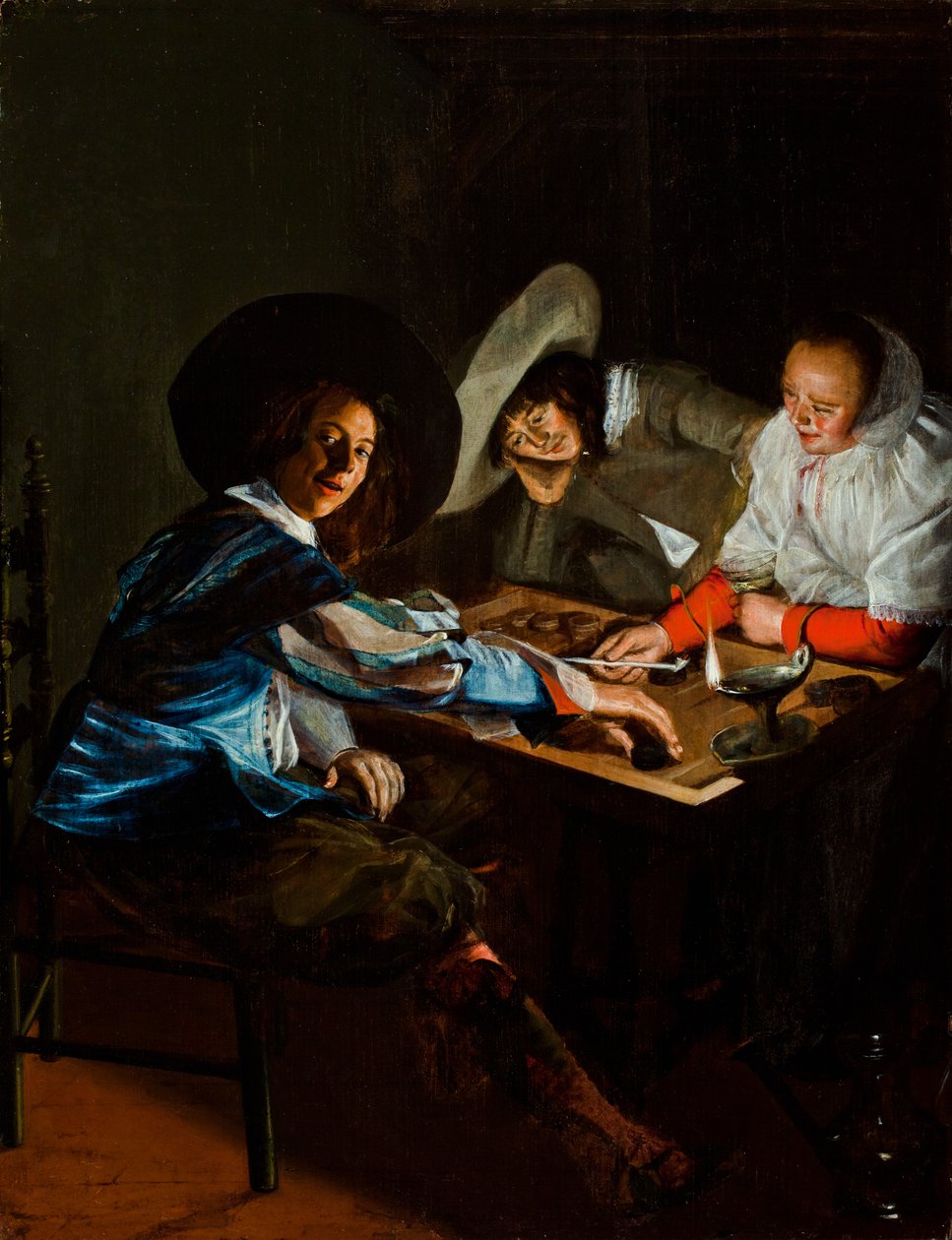 Une partie de tric-trac - Judith Leyster