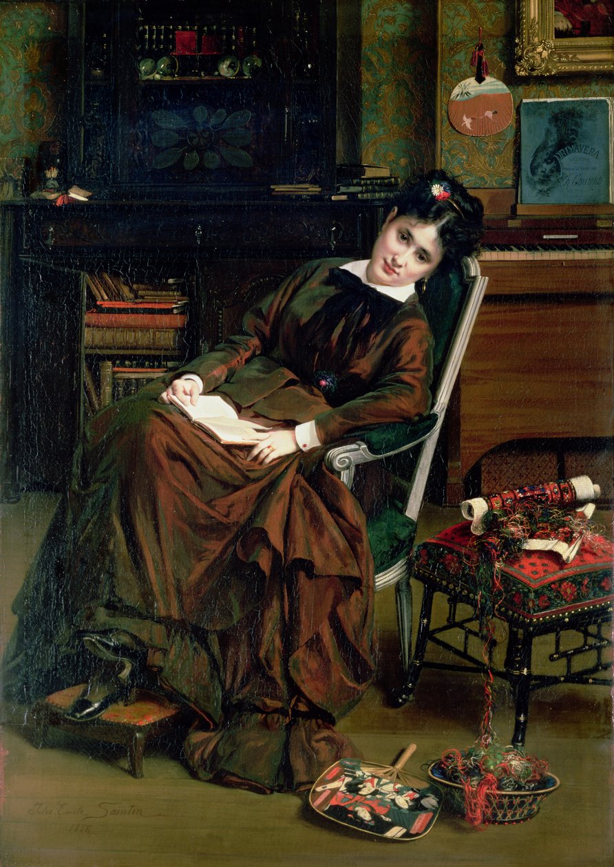 Le Convalescent - Jules Emile Saintin