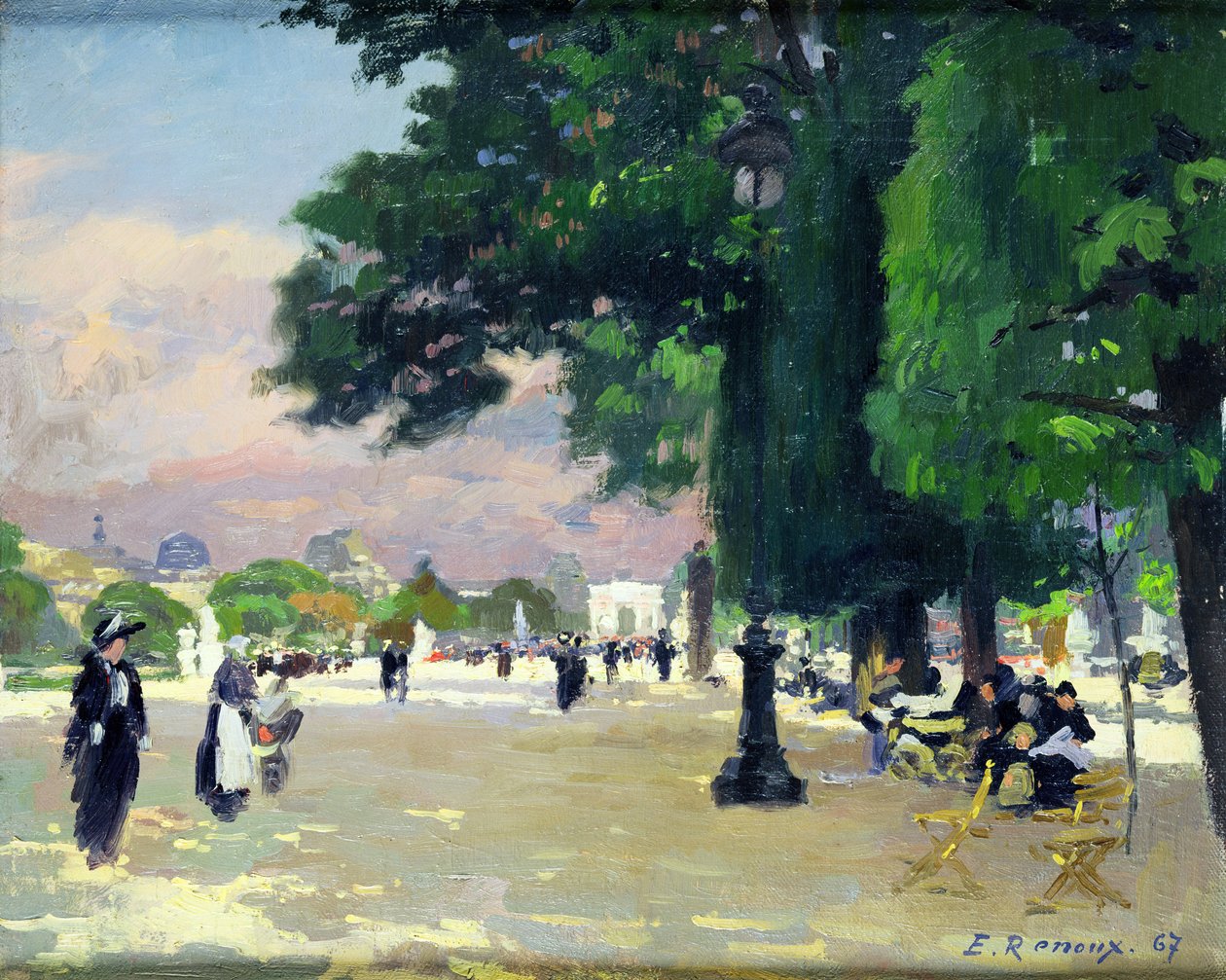 Les Tuileries - Jules Ernest Renoux