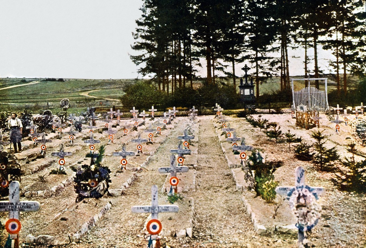 Un cimetière militaire français, Verdun, septembre 1916 - Jules Gervais Courtellemont