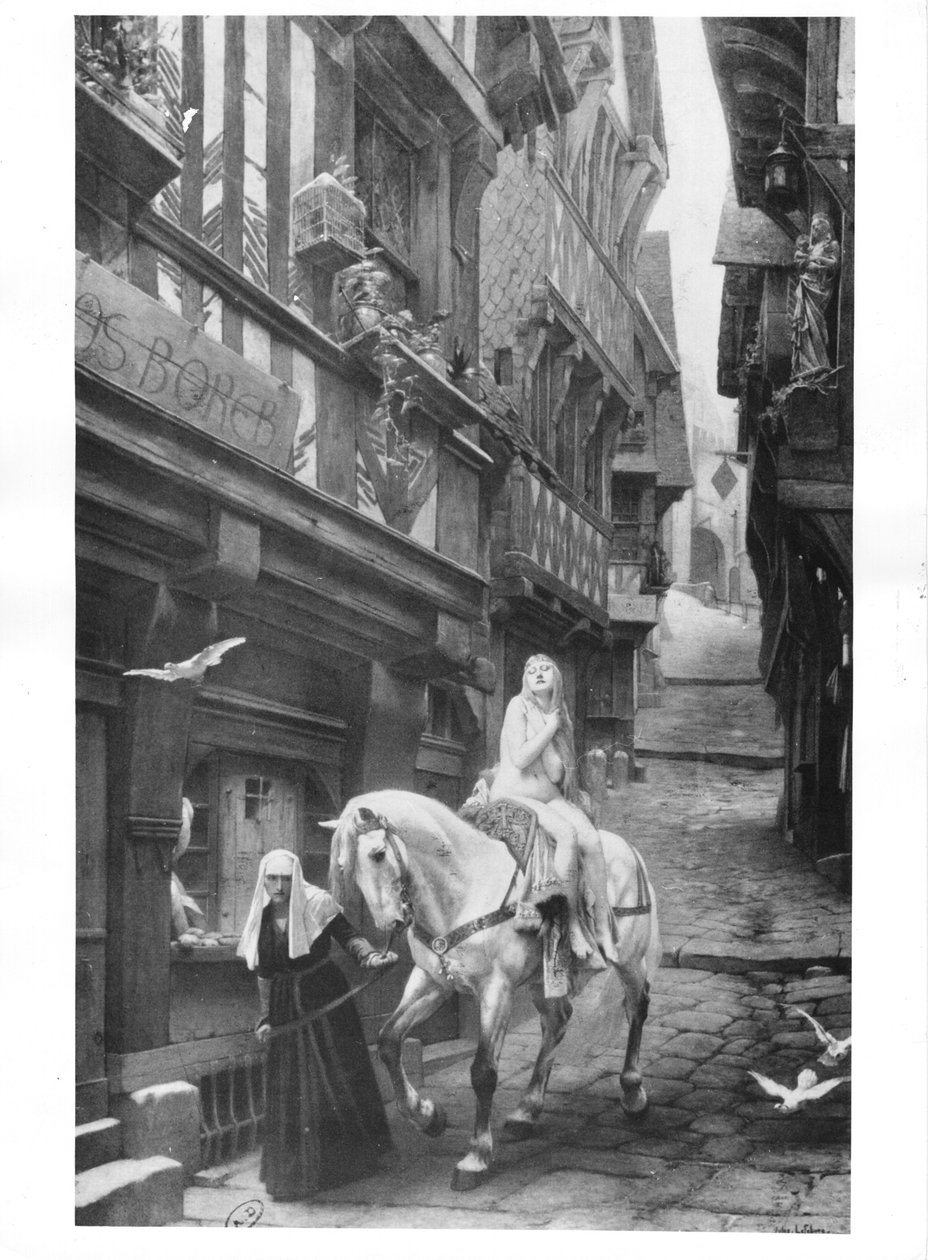 Lady Godiva chevauchant dans les rues de Coventry - Jules Joseph Lefebvre