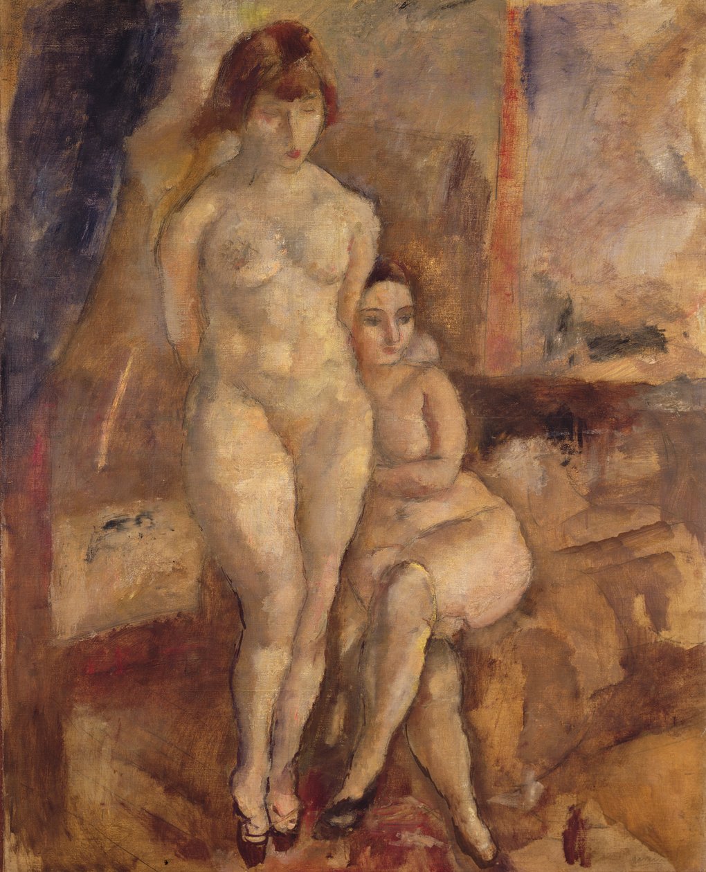 Les Deux Modèles, c.1928 - Jules Pascin