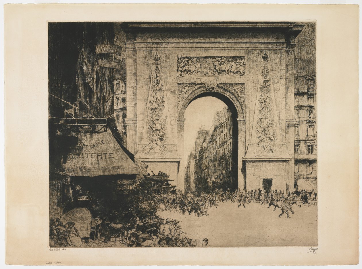 Porte Saint-Denis, Paris, 1928 - Jules de Bruycker